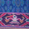 Sanskriti Vintage Blue Pure Silk Dupatta Long Stole Patan Patola Ikat Hand Woven