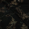 Sanskriti Vintage Black Pure Georgette Silk Dupatta Long Stole Hand Beaded Scarf