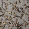 Sanskriti Vintage Black Net Stole Dupatta Long Hand Beaded Zari Wedding Scarves