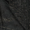 Sanskriti Vintage Black Pure Silk Dupatta Long Stole Hand Embroidered Zardozi