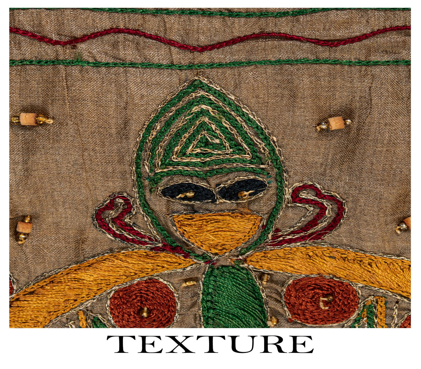 Sanskriti Vintage Gray 100%Pure Silk Dupatta/Stole Embroidered- Hand Beaded Veil