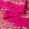 Sanskriti Vintage Pink Pure Georgette Dupatta/Stole Hand Embroidery Zardozi Veil