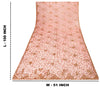 Sanskriti Vintage Brown Net Dupatta/Stole Hand Embroidery Zardozi Wedding Veil