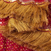 Sanskriti Vintage Red Georgette Dupatta/Stole Hand Embroidery Zari Sequins Veil