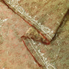 Sanskriti Vintage Golden Brown Art Silk Dupatta/Stole Hand Embroidery Zardozi