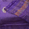 Sanskriti Vintage Purple Pure Silk Dupatta/Stole Brocade Woven-Handmade Zardozi