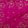 Sanskriti Vintage Pink Pure Georgette Dupatta/Stole Hand Embroidery Zari Zardozi