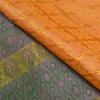 Sanskriti Vintage Green Wedding Indian Sarees Pure Silk Woven Ethnic Sari Sustainable Fabric
