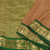 Sanskriti Vintage Red Sarees 100%Pure Silk Zari Woven Brocade Banarasi 5+YD Sari