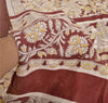Sanskriti Vintage Heavy Sarees Pure Cotton 5YD Sustainable Fabric Block Print Kalamkari Sari