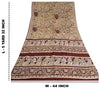 Sanskriti Vintage Heavy Sarees Pure Cotton 5YD Sustainable Fabric Block Print Kalamkari Sari