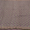 Sanskriti Vintage Indian Sarees Pure Tussar Silk Green Embroidered Sari Sustainable Fabric