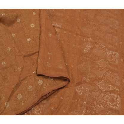 Sanskriti Vintage Heena Green Sarees Pure Silk Woven Brocade Zari Sari Fabric