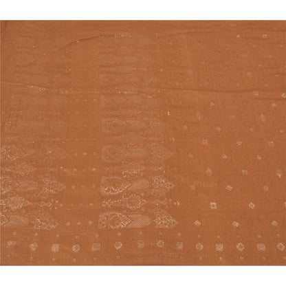 Sanskriti Vintage Heena Green Sarees Pure Silk Woven Brocade Zari Sari Fabric