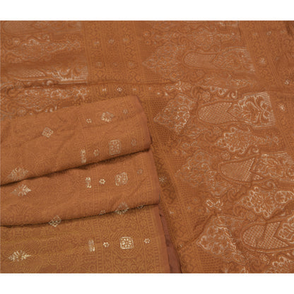 Sanskriti Vintage Heena Green Sarees Pure Silk Woven Brocade Zari Sari Fabric
