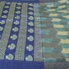Sanskriti Vintage Indian Sarees 100% Pure Silk Woven Sari 5 Yard Fabric