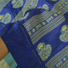 Sanskriti Vintage Indian Sarees 100% Pure Silk Woven Sari 5 Yard Fabric