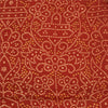 Sanskriti Vintage Dark Red Sarees Blend Silk Woven Bandhani Print Sari Fabric
