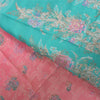 Sanskriti Vintage Pink Indian Sarees Pure Silk Zari Hand-Woven Sari 5 yd Fabric