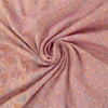 Sanskriti Vintage Indian Peach Sarees Cotton Silk Hand-Woven Jamdani Sari Fabric