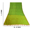 Sanskriti Vintage Green Indian Sarees 100% Pure Silk Woven Special Sari Fabric
