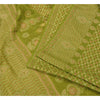 Sanskriti Vintage Green Indian Sarees Pure Silk Woven Premium Sari 5YD Fabric