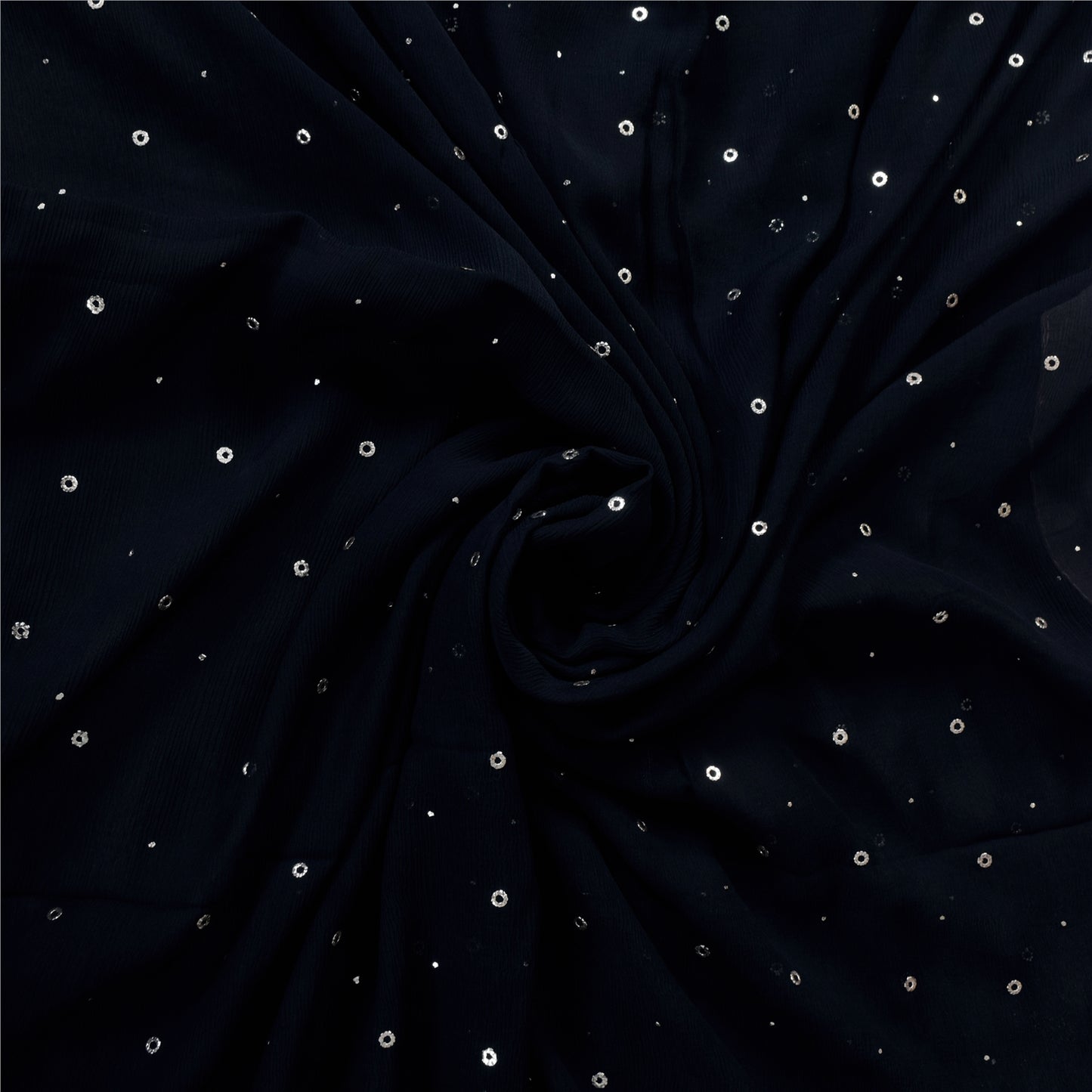 Sanskriti Vintage Sarees Unique Pure Chiffon Silk Mukeish Premium Sustainable Fabric/Sari