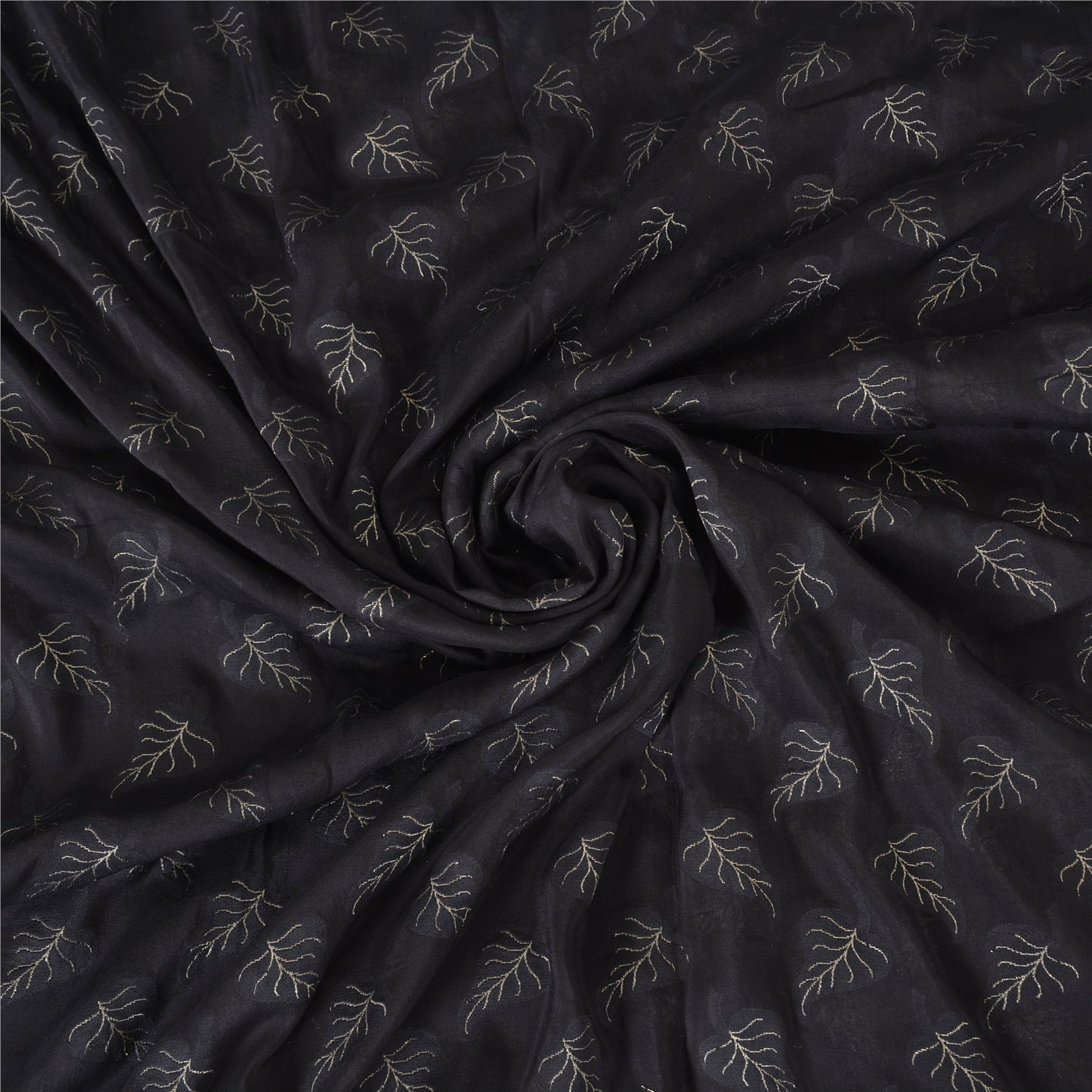 Sanskriti Vintage Black Sarees Pure Silk Hand Woven Premium Sari Craft Sustainable Fabric
