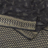 Sanskriti Vintage Black Sarees Pure Silk Hand Woven Premium Sari Craft Sustainable Fabric