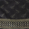 Sanskriti Vintage Black Sarees Pure Silk Hand Woven Premium Sari Craft Sustainable Fabric