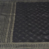 Sanskriti Vintage Black Sarees Pure Silk Hand Woven Premium Sari Craft Sustainable Fabric