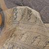 Sanskriti Vintage Indian Gray Sarees Pure Silk Woven Printed Sari Craft Sustainable Fabric
