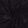 Sanskriti Vintage Indian Black Sarees Pure Silk Embroidered Mukeish Sari Sustainable Fabric