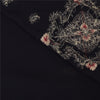 Sanskriti Vintage Black Sarees Georgette Hand Beaded Ethnic Sari 5ydCraft Fabric