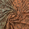 Sanskriti Vintage Brown Pure Georgette Saree Woven Sequin Sari 6 YD Craft Fabric