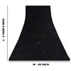 Sanskriti Vintage Black Sarees Pure Crepe Mukeish Premium Sari 5yd Craft Sustainable Fabric