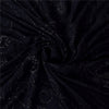 Sanskriti Vintage Black Sarees Pure Crepe Mukeish Premium Sari 5yd Craft Sustainable Fabric