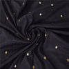Sanskriti Vintage Indian Black Sarees Pure Silk Woven Ethnic Sari Craft Fabric