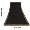 Sanskriti Vintage Black Sarees Pure Georgette Hand Beaded Sari 6yd Craft Sustainable Fabric