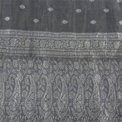 Sanskriti Vintage Indian Blue Sarees Pure Silk Woven Ethnic Sari 6ydCraft Sustainable Fabric
