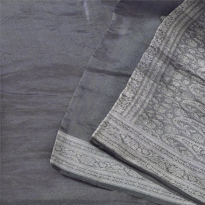 Sanskriti Vintage Indian Blue Sarees Pure Silk Woven Ethnic Sari 6ydCraft Sustainable Fabric