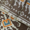 Sanskriti Vintage Soft Saree Green Pure Crepe Elephant Patola Print Sari 5.5Yd