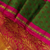 Sanskriti Vintage Yellow-Pink Art Silk Saree Brocade Zari Woven Sari 6YD Craft