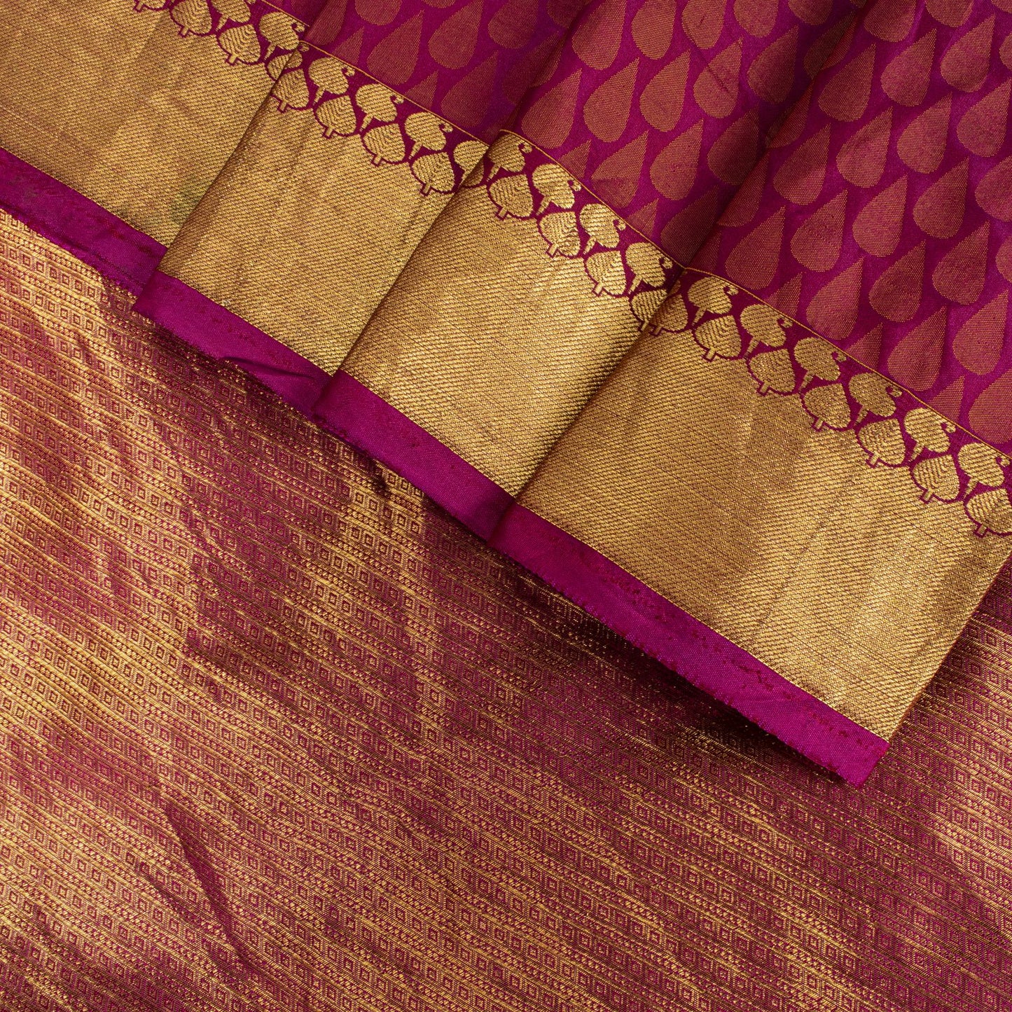 Sanskriti Vintage Pink Pure Silk Saree Woven Work 5+Yards Sari
