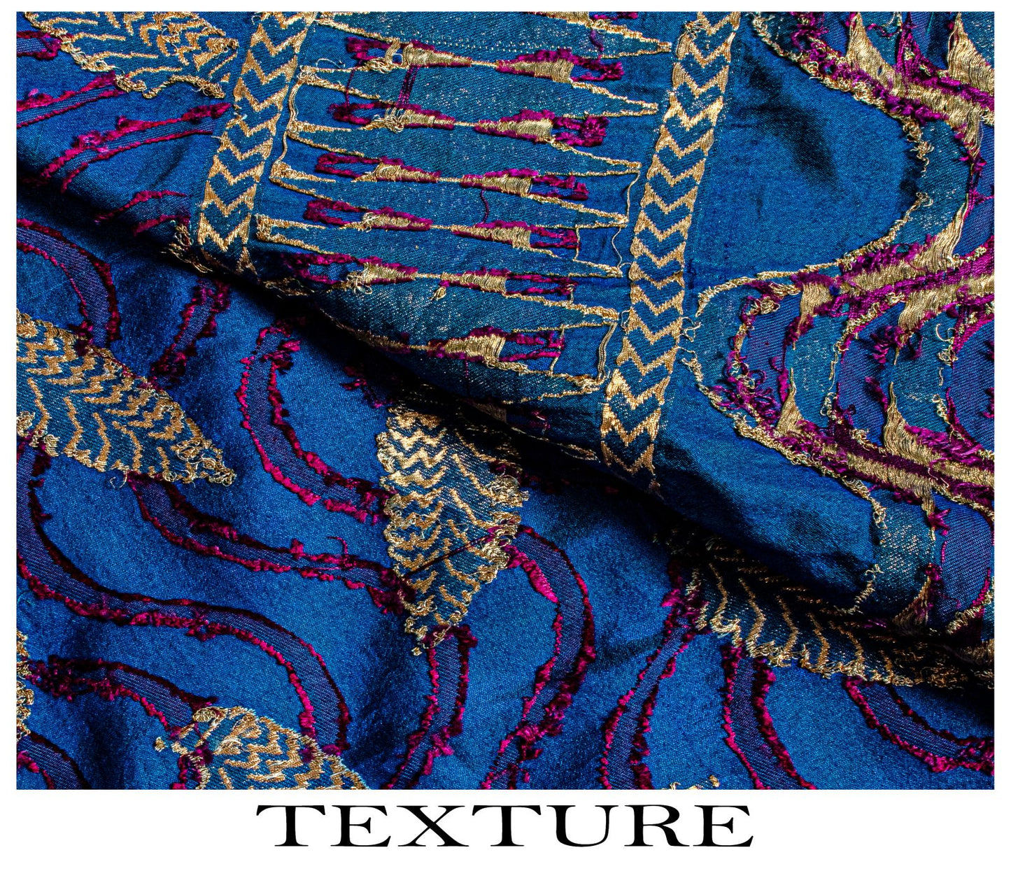 Sanskriti Vintage Saree Blue Soft Pure Silk Brocade Hand Woven Sari 5+YD Fabric