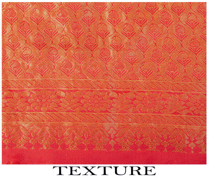 Sanskriti Vintage Saree Yellow Soft Blend Silk Brocade Woven Sari 5+Yard Fabric