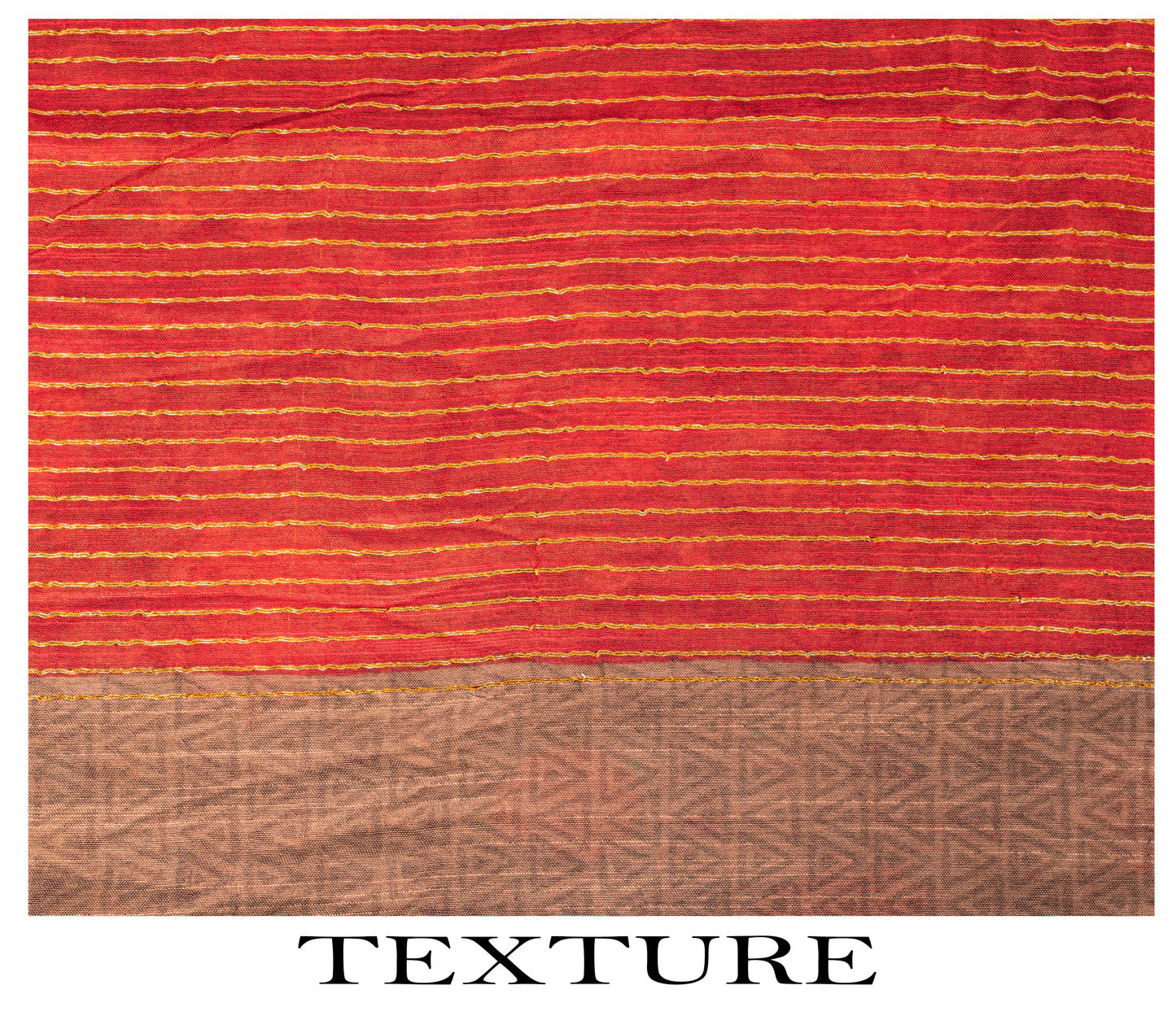 Sanskriti Vintage Saree Brown Blend Silk Kalamkari Style-Zari Woven Sari Fabric