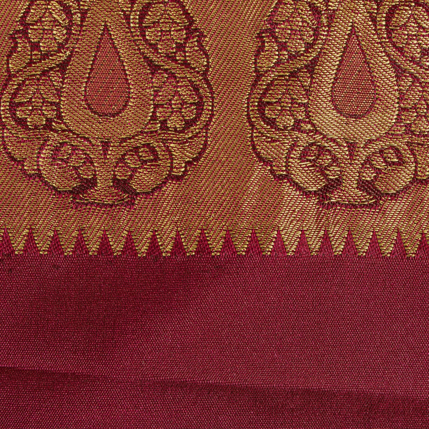 Sanskriti Vintage Saree Yellow Blend Silk Kanchipuram-Paithani Peacock Zari Sari