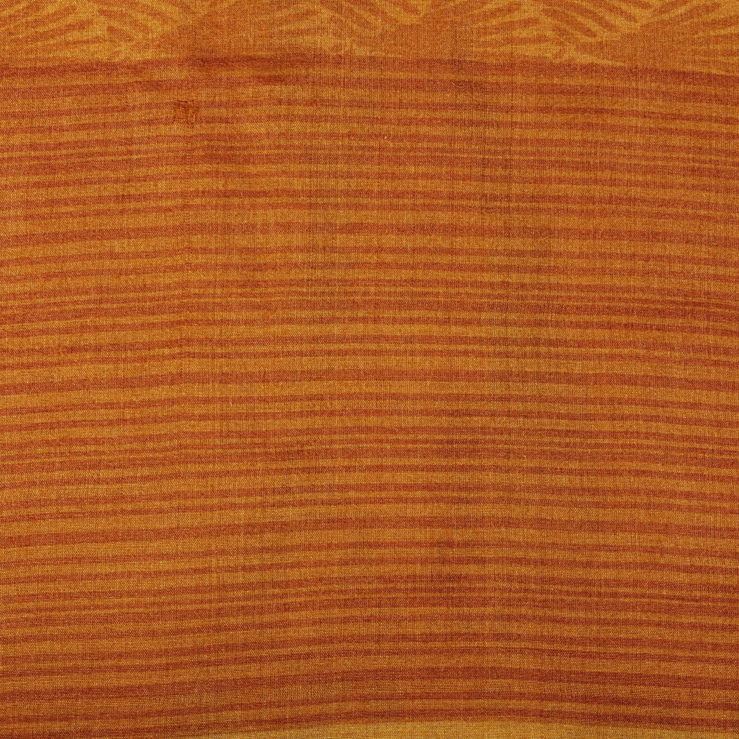 Sanskriti Vintage Saree Orange Shell Printed-Woven Border Sari