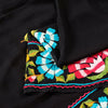 Sanskriti Vintage Black Pure Georgette Silk Saree Embroidered Sari 5+YD Fabric